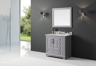 36" Single Sink Bathroom Vanity Base
