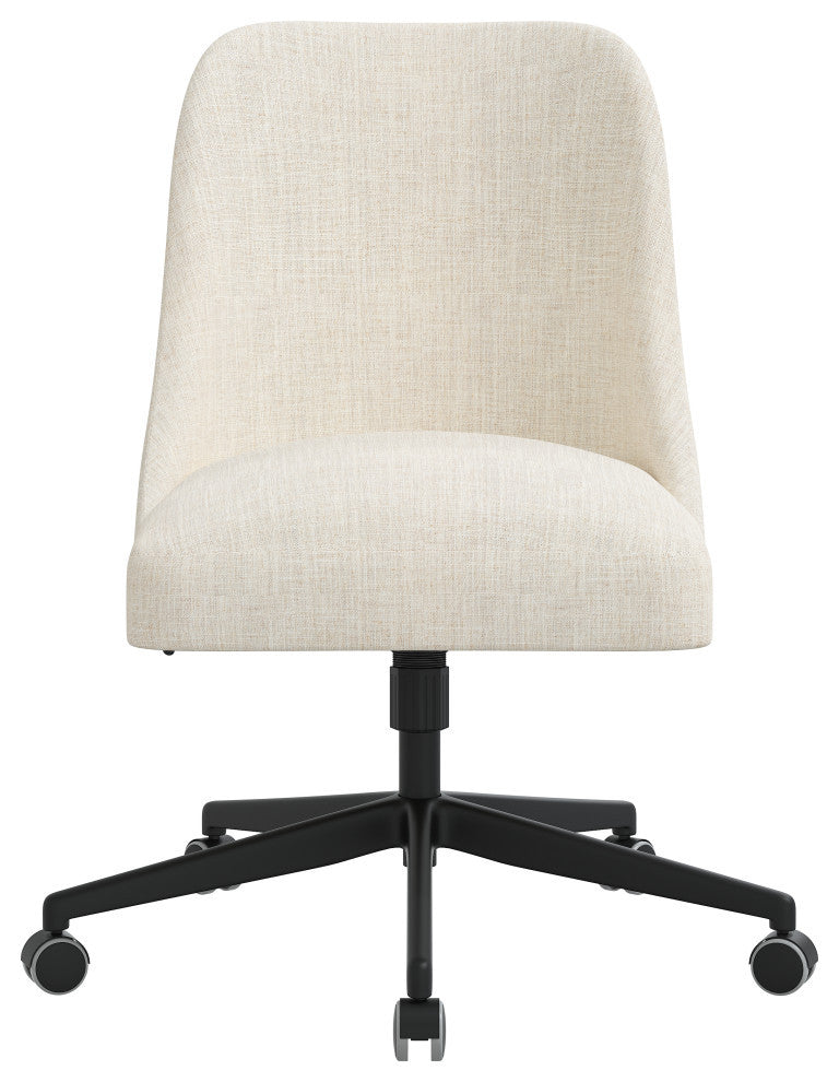 Office Chair, Linen Talc