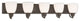 Handblown Satin Opal Bath Light, Bronze