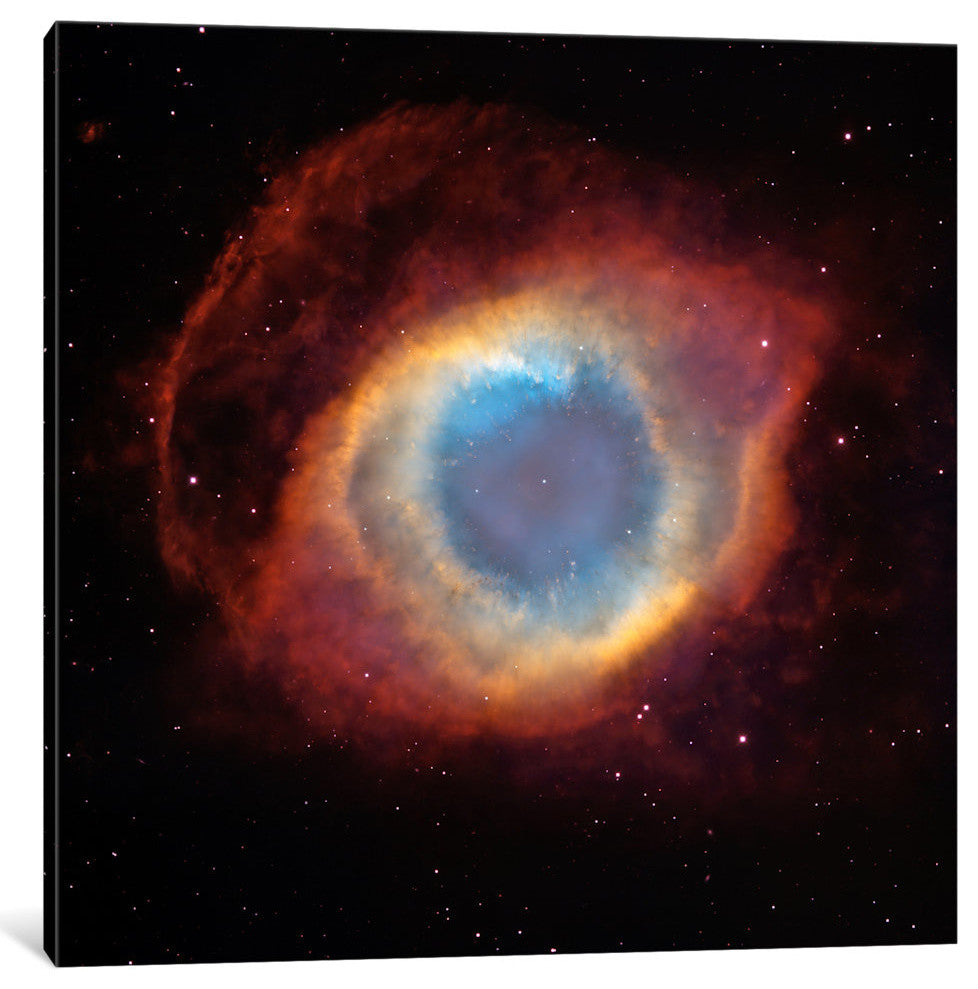 "Helix (Eye of God) Nebula (Hubble Telescope)" by NASA, 37x37x1.5"
