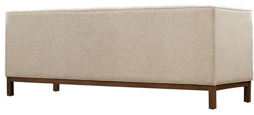 Modway Panache Upholstered Fabric Sofa, Beige