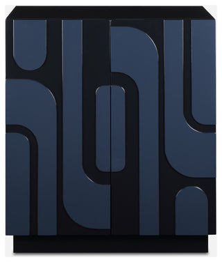 Uttermost - 24473 - Cabinet - Valeria - Glossy Cobalt Blue