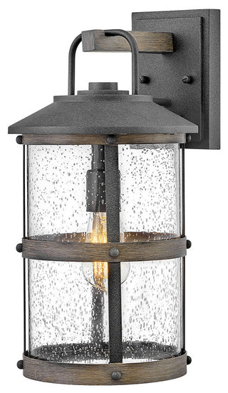 Lakehouse 1-Light Outdoor Wall Mount, Aged Zinc