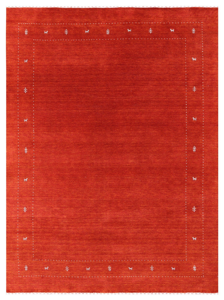 8' 11" X 11' 8" Persian Gabbeh Handmade Wool Rug Q11358