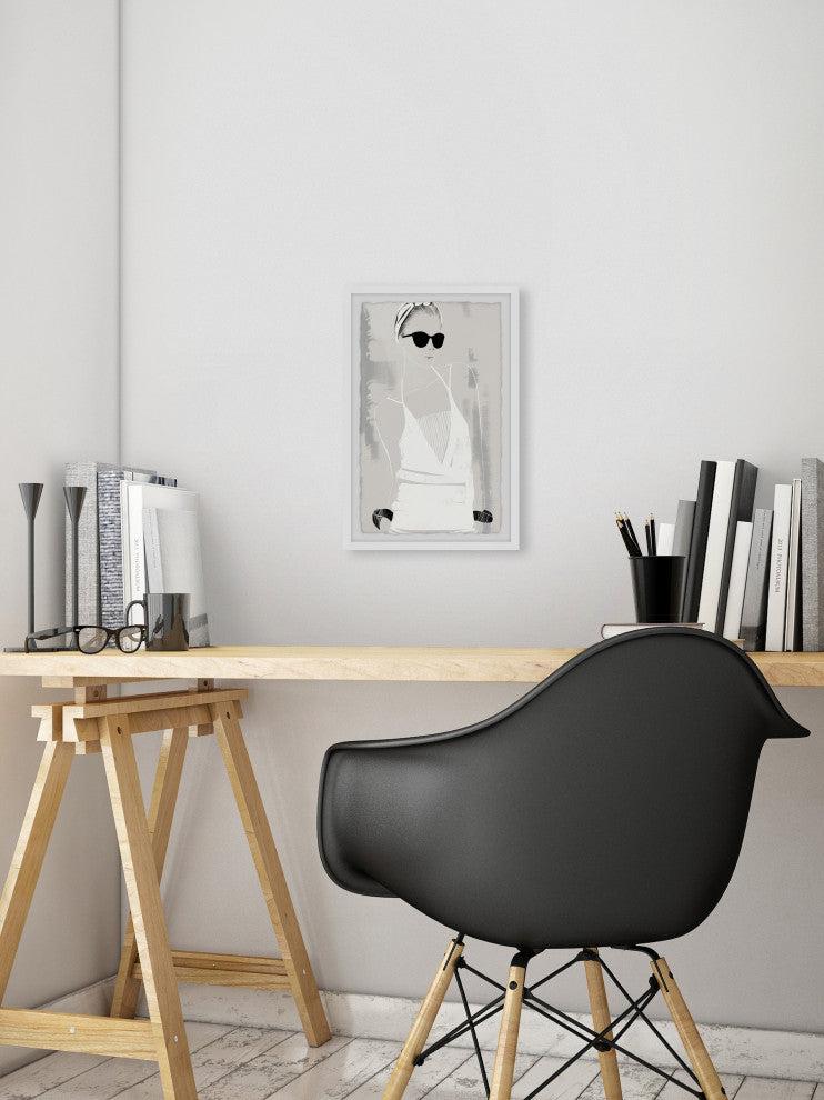 "Getaway Glamour" Framed Painting Print, 12x18