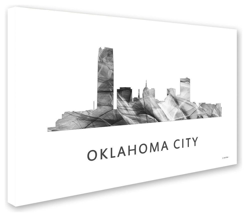 Marlene Watson ''Oklahoma City Oklahoma Skyline'' Canvas Art, 24x16