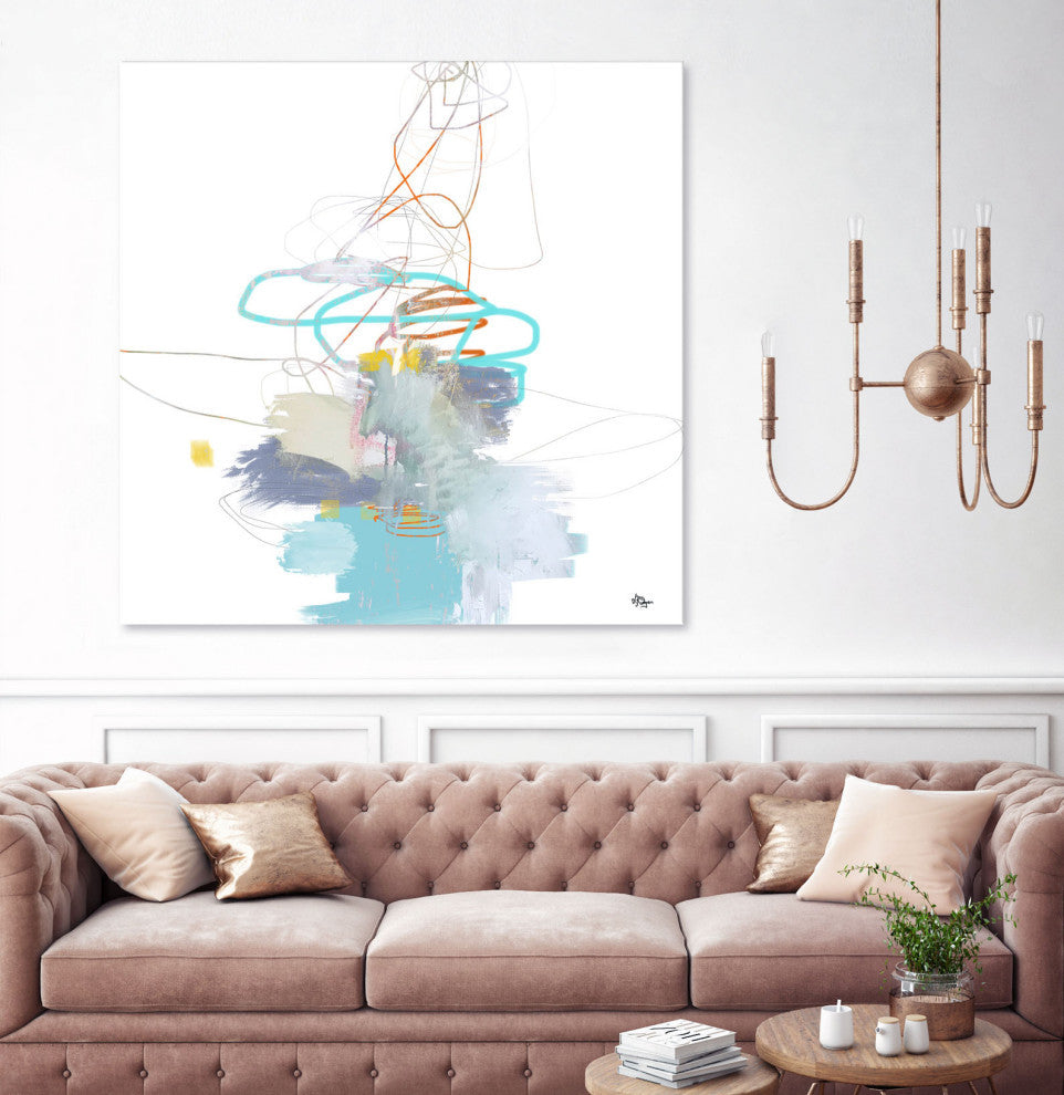 Loving Life V - 84 x 84 by Lisa Ridgers