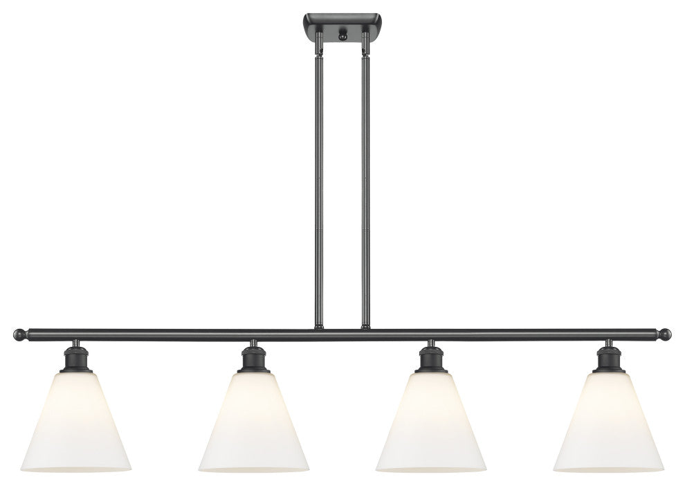 Innovations 516-4I-BK-GBC-81-LED 4 Light Island Light, Matte Black