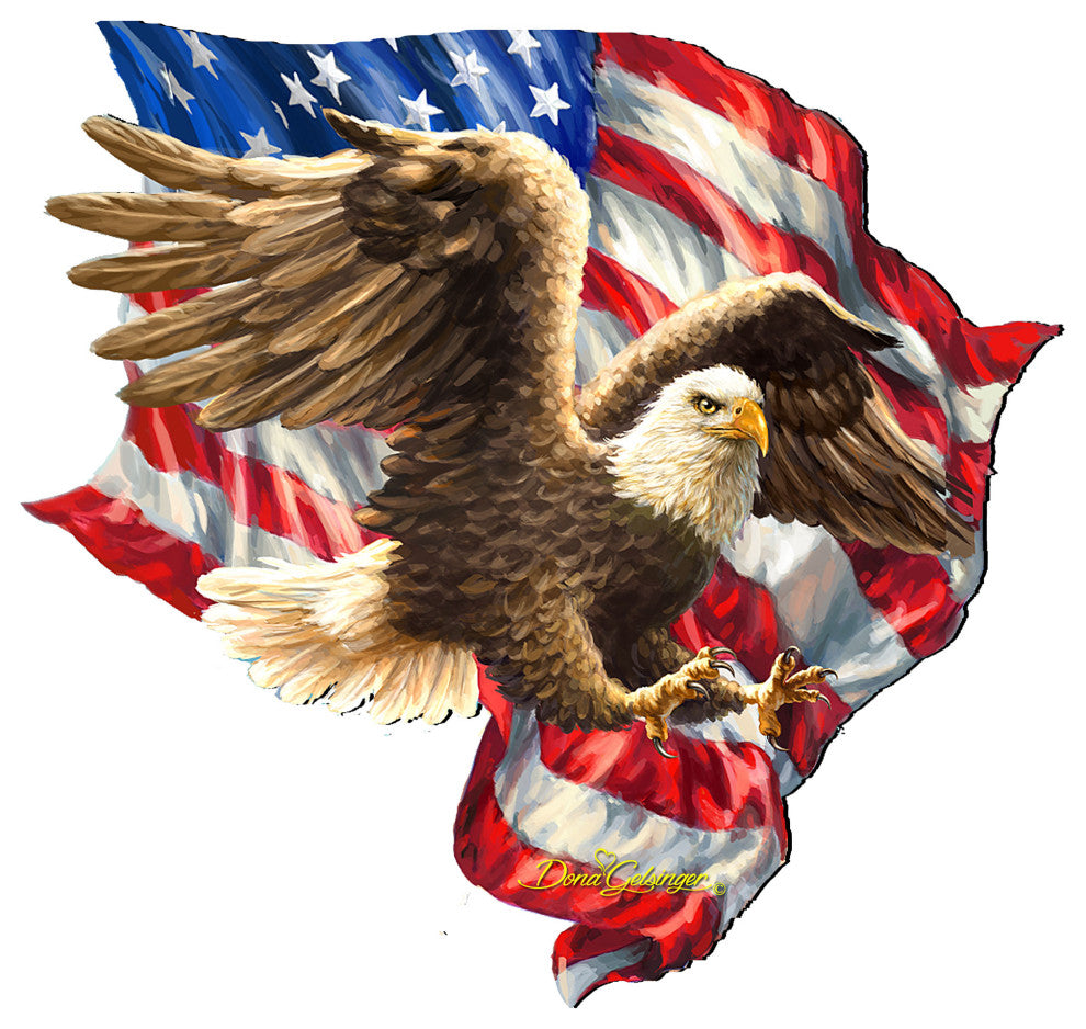 American Liberty Eagle Wall and Door Hanger by Dona Gelsinger