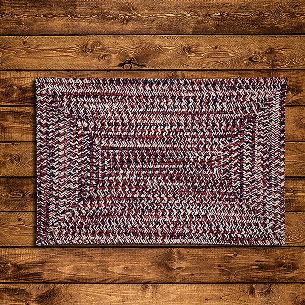 Corsica CC29 Patriotic Indoor/Outdoor Area Rug, Rectangular 2'x10'