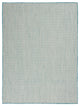 Nourison Courtyard 6' x 9' Ivory Aqua Modern Area Rug