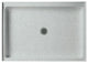 Swan 42.375x34.188x5.5 Solid Surface Shower Base, Tahiti Gray