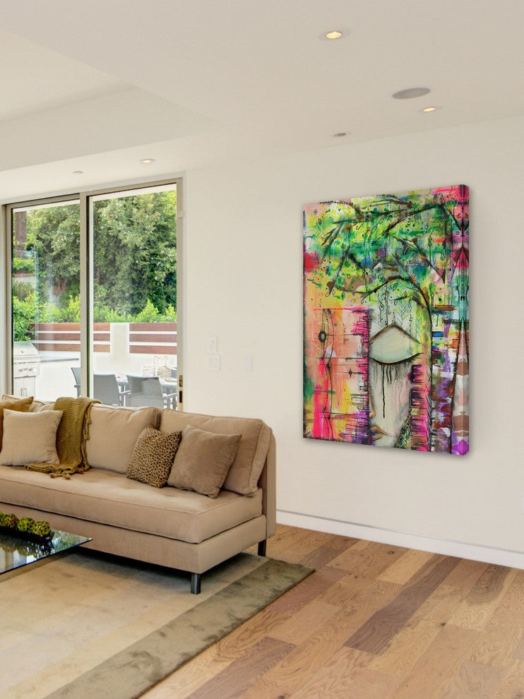Marmont Hill, "Seattle Skyline" by Sloane Kady Print on Wrapped Canvas, 16x24