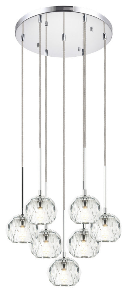 Matteo Lighting C61437CH Pendant, Chrome Finish