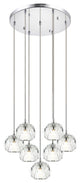 Matteo Lighting C61437CH Pendant, Chrome Finish