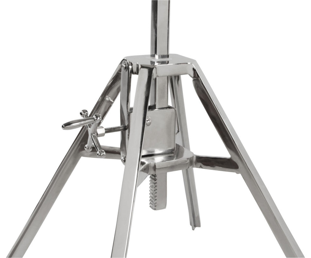 Accent Chair, Aluminum, Metal, Silver, Industrial Craftman Lounge Hospitality