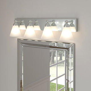 Hudson 4-Light Bath Bar, Chrome