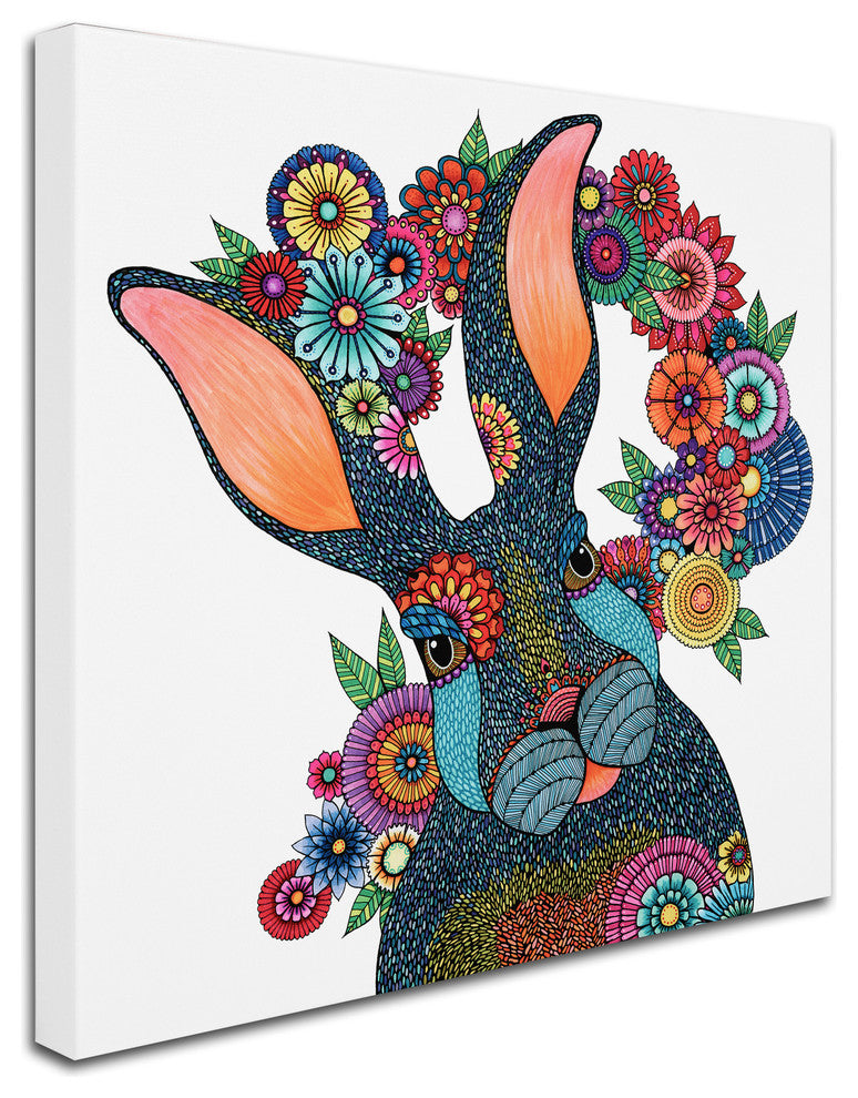 Hello Angel ''Mr. Rabbit'' Canvas Art, 14x14