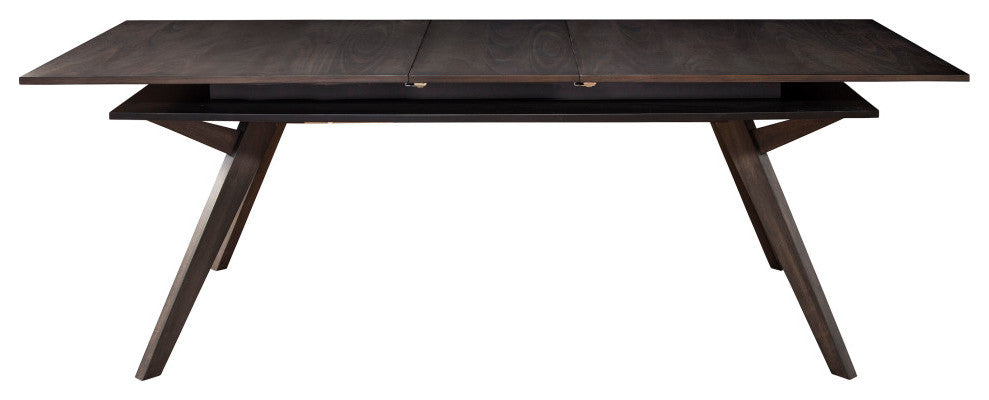 Lennox Rectangular Extension Dining Table, Dark Tobacco