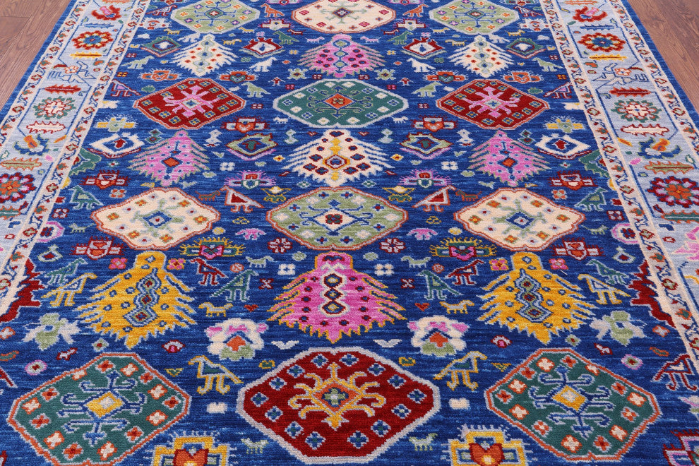 Turkish Oushak Handmade Wool Rug 8' 5" X 9' 9" - Q15855
