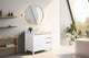 Vanity Art Bathroom Vanity With Sink, White, 42" Single