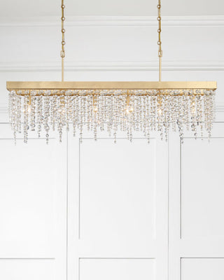 Crystorama Lighting Group WIN-617-CL-MWP Winham 6 Light 49"W - Antique Gold