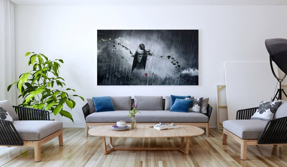 Epic Graffiti "Reach" by Cameron Gray, Giclee Canvas Wall Art, 30"x60"