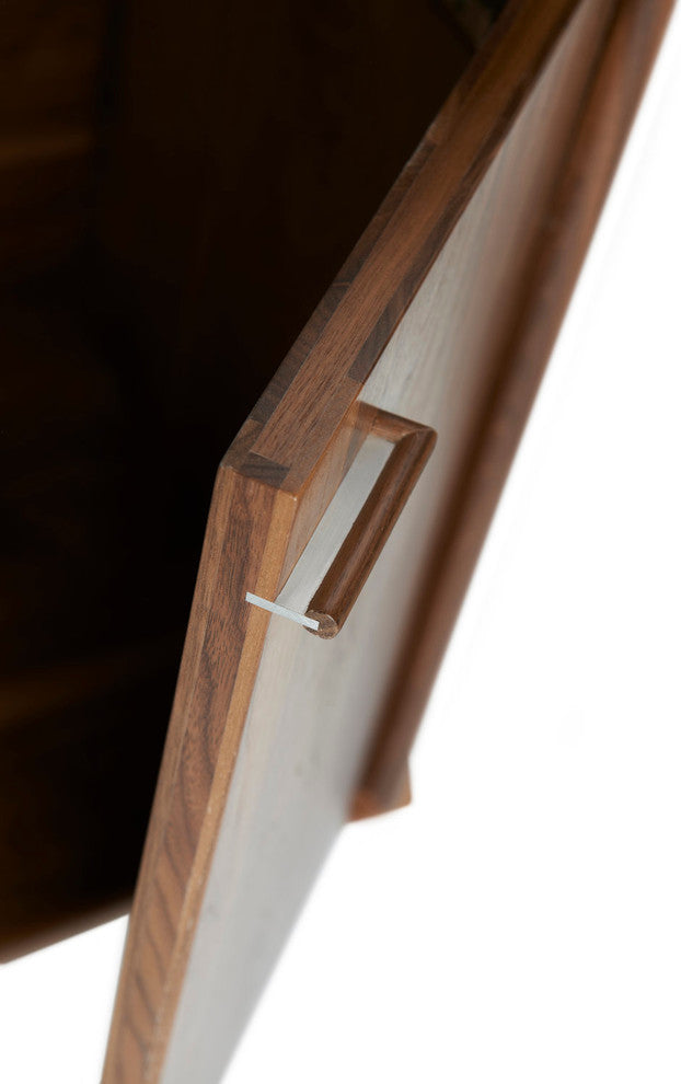 60" Credenza Four Door, Walnut