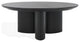 Safavieh Couture Barnard Round Wood Coffee Table, Black