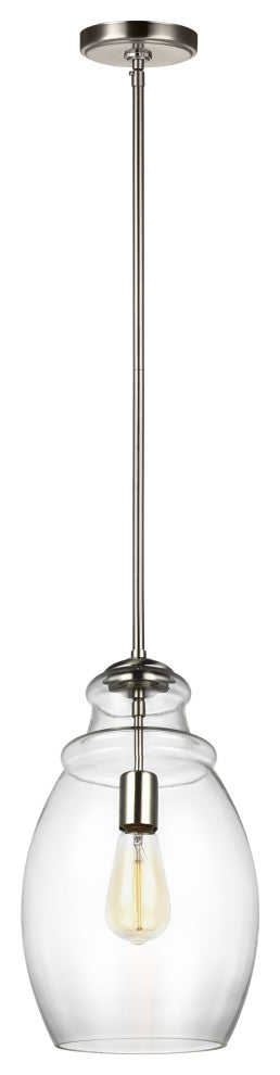 Marino 1-Light Pendant, Satin Nickel