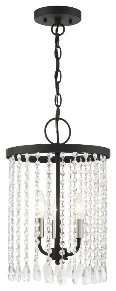 Black Transitional, Dazzling, Modern Classic, Pendant Chandelier