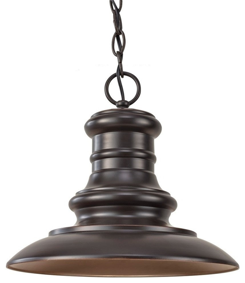 1-Light Outdoor Lantern, Restoration Bronze
