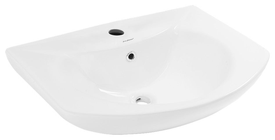 Chateau Pedestal Bathroom Sink Round With Single Faucet Hole