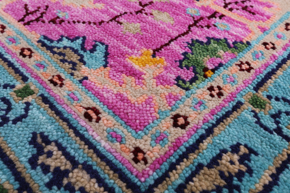 3' 0" X 5' 3" Turkish Oushak Handmade Wool Rug - Q15475