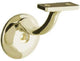 Nuk3y Jumbo Heavy Duty Handrail Bracket, Polished Brass