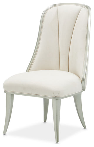 Penthouse Dining Side Chair, Frosted Linen/Silver Mist