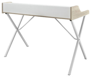 Bin Office Desk, Oak