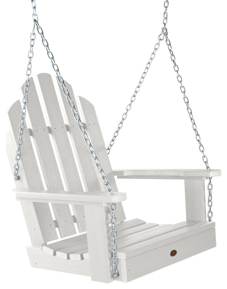 Classic Westport Single Seat Swing, White