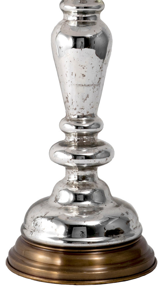 Nuloom Rinna 28" Spotted Glass Candlestick Table Lamp