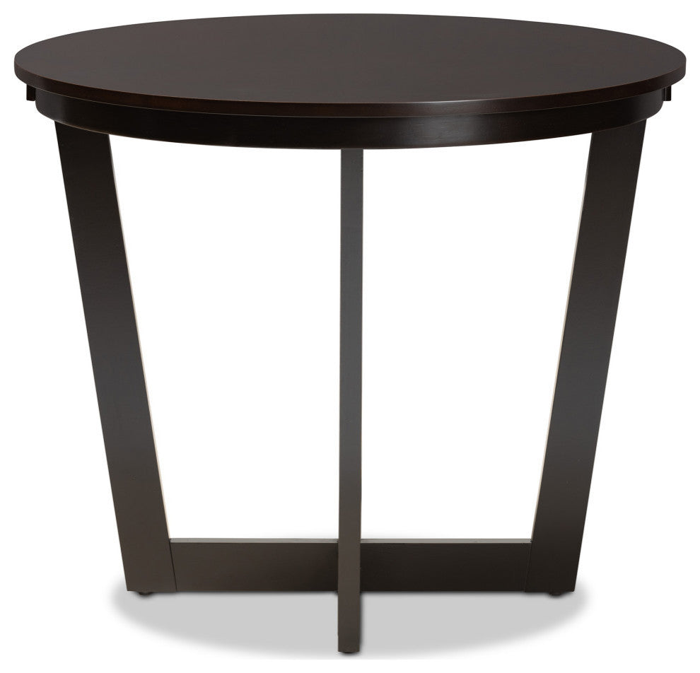 Santiago 35" Modern Round Dining Table