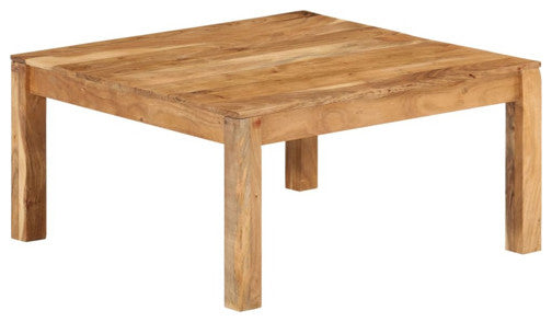 vidaXL Coffee Table Square Side End Table Accent Sofa Table Solid Acacia Wood