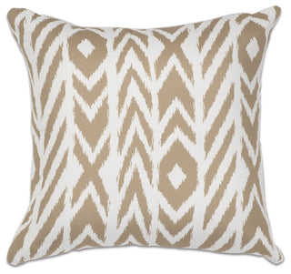 18"x18" Pacifica Accent Throw Pillow by Astella, Fire Island Hemp
