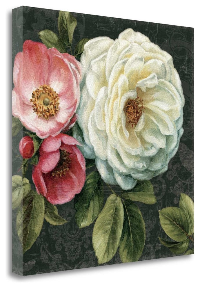 "Floral Damask II" By Lisa Audit, Giclee Print on Gallery Wrap Canvas