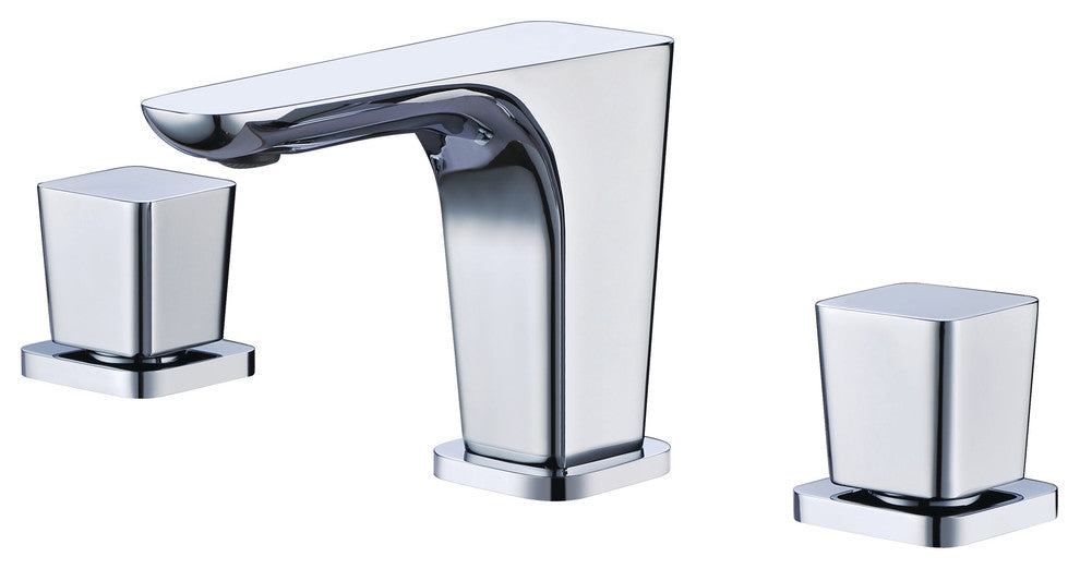 AB1782-PC Polished Chrome Widespread Modern Bathroom Faucet