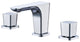 AB1782-PC Polished Chrome Widespread Modern Bathroom Faucet