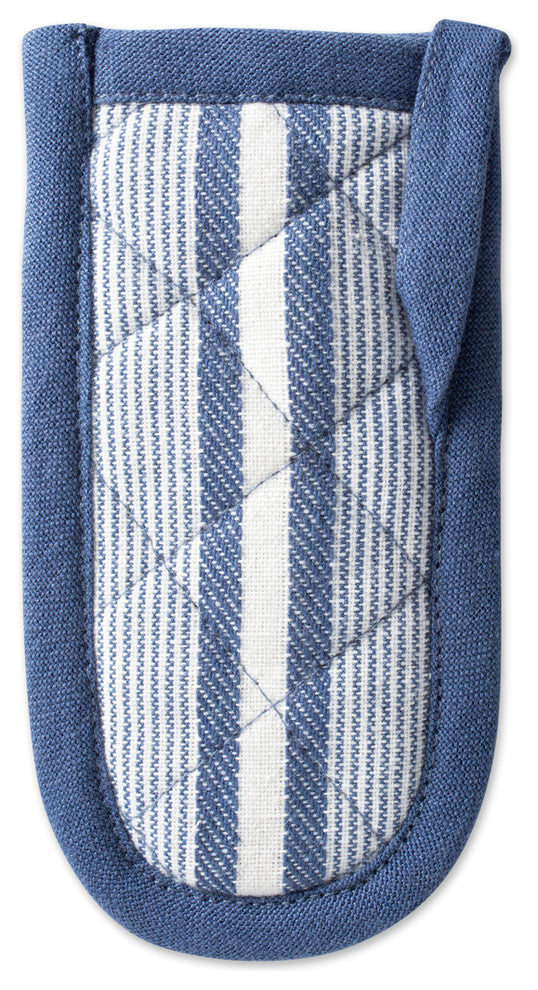 DII French Blue Chef Stripe Pan Handle, Set of 3