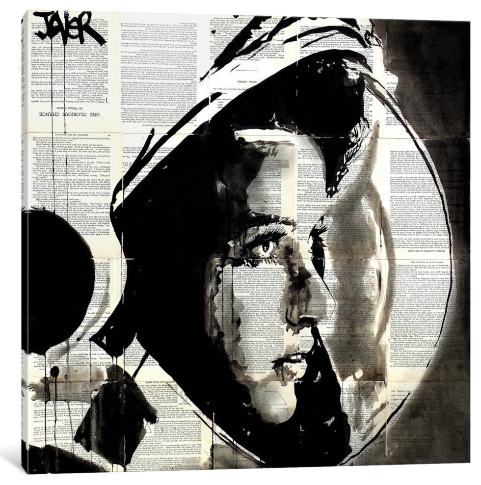"The Astronaut Gallery" by Loui Jover, 26x26x1.5"