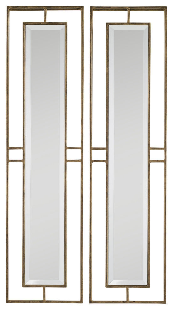 Uttermost Rutledge Gold Mirrors, Set of 2