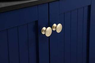 Blue 36" Vessel Sink Bathroom Vanity