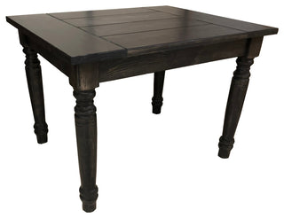 Black English Farmhouse Table, 66"
